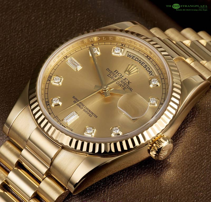 Đồng hồ nam thời trang cao cấp  Rolex Day Date RL18