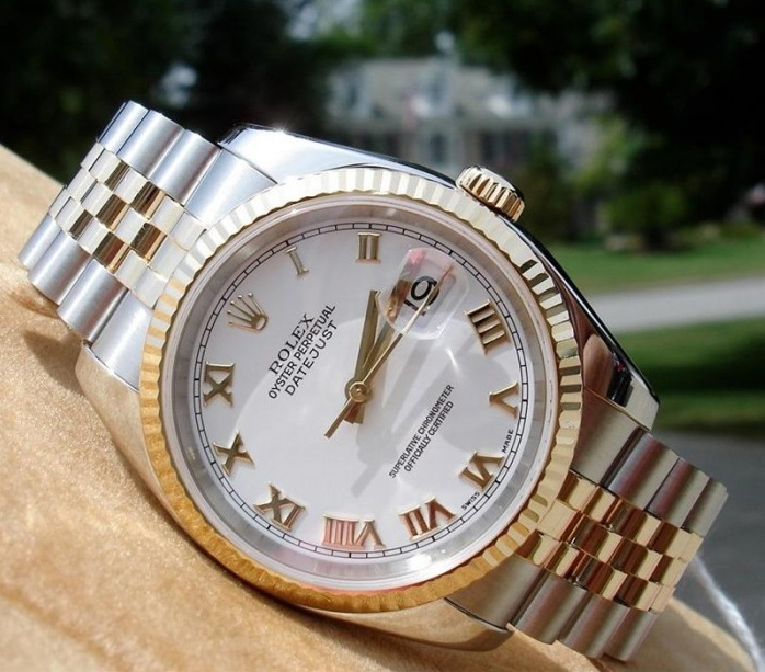 Đồng hồ nam Rolex Datejust 116233 White Roman