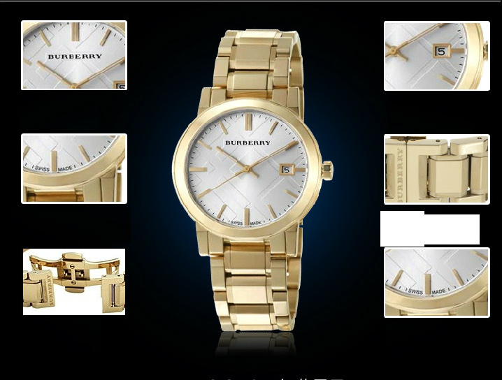 Đồng hồ nữ Burberry BR03 dây kim loại mạ vàng