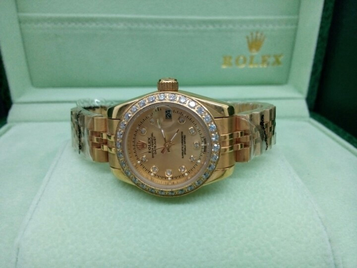 Đồng hồ nữ chính hãng Rolex Automatic RL01 mạ vàng