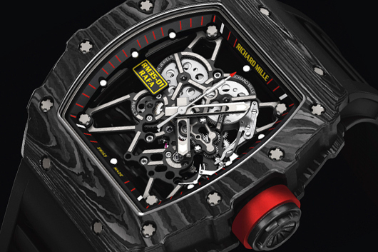 Đồng hồ Richard Mille mặt kính cong RM35-01 Rafa Caseback