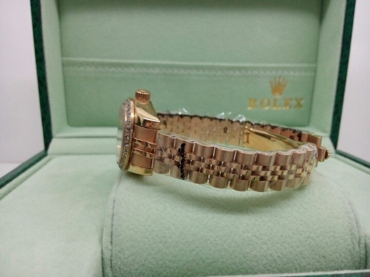 Đồng hồ Rolex nữ dây kim loại vàng RL01 chính hãng