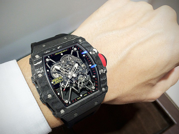 Đồng hồ cơ nam Richard Mille RM35-01 Rafael Nadal Caseback chính hãng