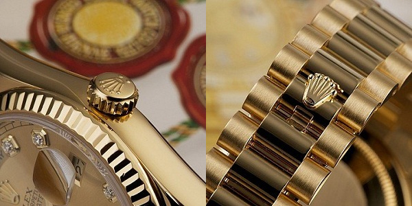 Rolex 118238 Day-Date 18K Diamond Gold watch