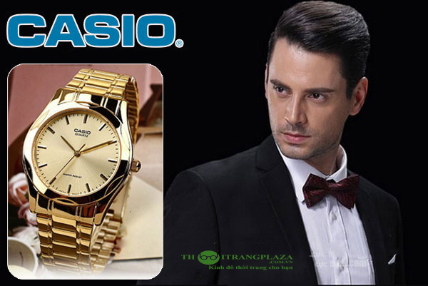 Đồng hồ nam cao cấp Casio Full Gold 2015