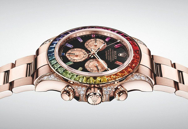 Đồng hồ Rolex vàng hồng Rolex Daytona 116595RBOW